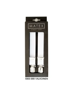 Matex miesten Henkselit Valkoinen