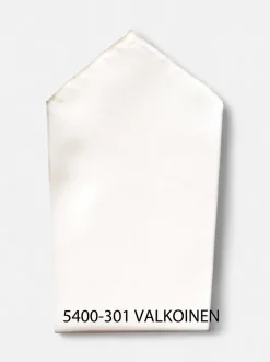 Matex Silkkinen Taskuliina Valkoinen