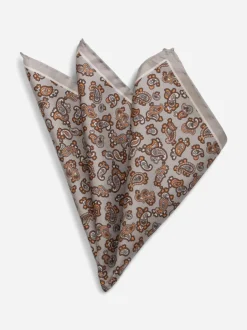 Matex taskuliina Pieni paisley silkki, oranssi kuosi