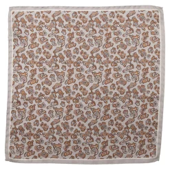 Matex taskuliina Pieni paisley silkki, oranssi kuosi
