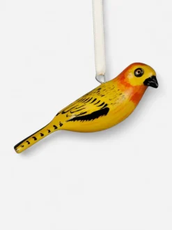 Mifuko Koriste, Wooden ornament | Golden weaver