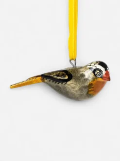 Mifuko Koriste, Wooden ornament | Robin chat