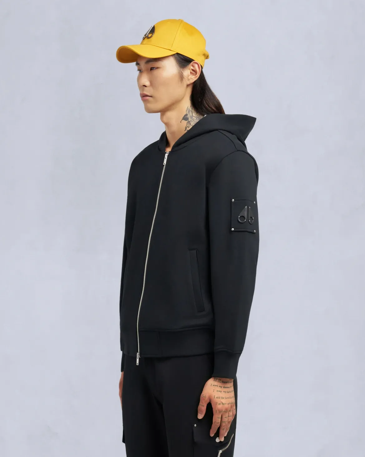 Moose Knuckles miesten huppari HARTSFIELD ZIP-UP, musta