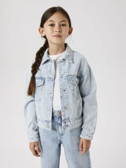 Name It lasten farkkutakki, NKFMILA DENIM JACKET Vaaleansininen