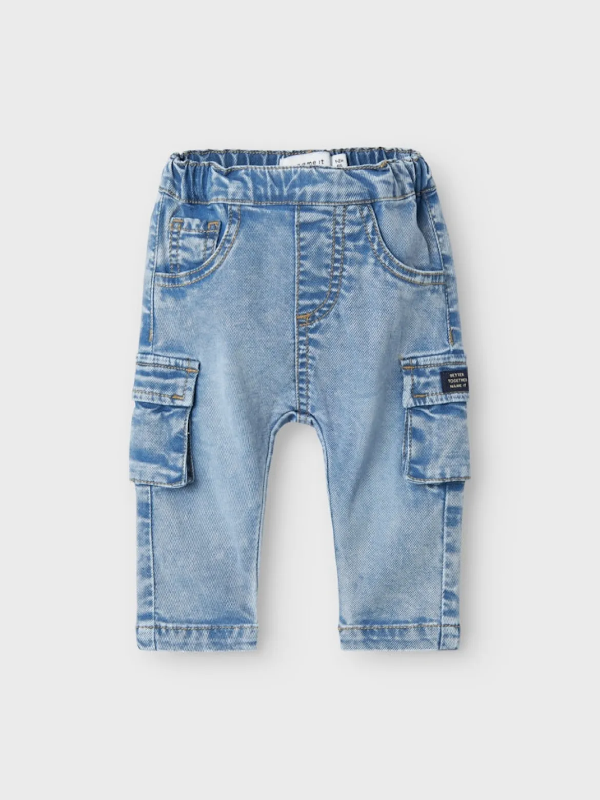 Name It lasten farkut, NBMBEN BAGGY CARGO JEANS Indigo