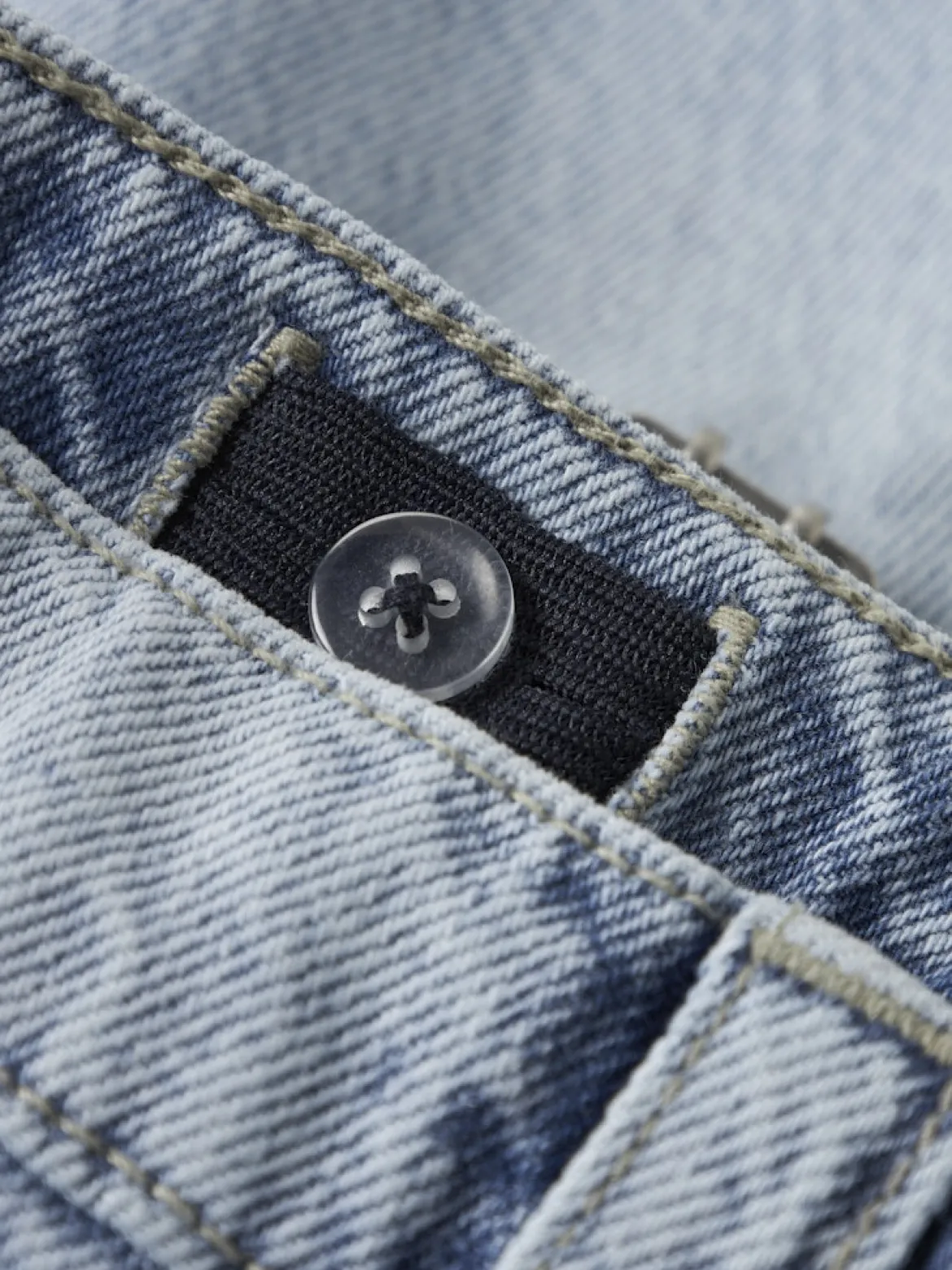 Name It lasten farkut NKFBELLA SKATER BUCKLE JEANS, vaaleansininen