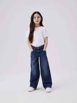 Name It Lasten Farkut, NKFROSE WIDE JEANS 5529 NOOS Indigo