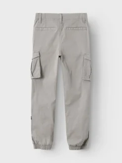 Name It Lasten Housut, Bamgo Reg Twill Harmaa
