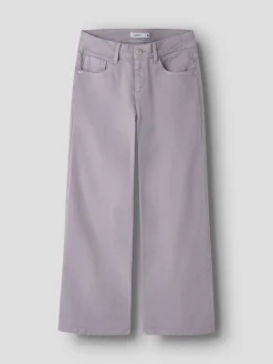 Name It lasten housut NKFROSE WIDE TWI PANT, vaalea lila