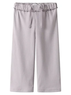 Name It lasten housut NMFTELLA WIDE PANT, vaalea lila