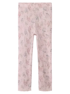 Name It lasten leggingsit Wang Wool Needle, vaaleanpunainen kuosi