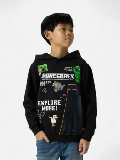 Name It lasten Minecraft-teemainen huppari, musta