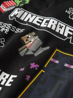 Name It lasten Minecraft-teemainen huppari, musta