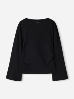 Name It lasten pitkähihainen paita Flanni, musta