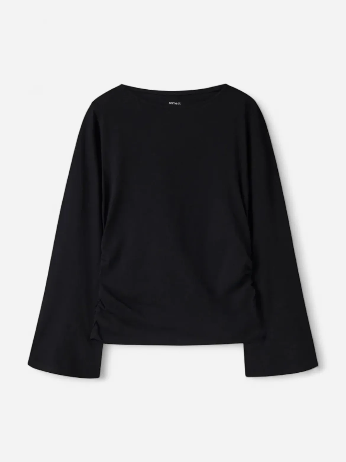 Name It lasten pitkähihainen paita Flanni, musta
