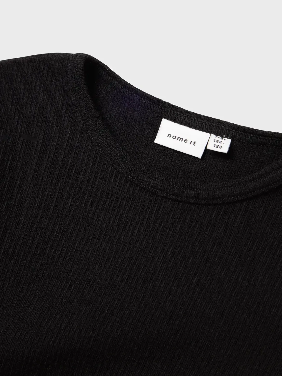 Name It lasten pitkähihainen paita Wool Rib LS Top, musta
