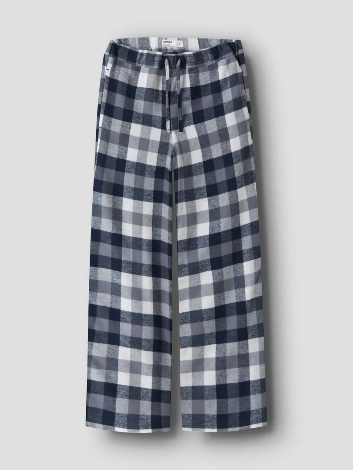 Name It lasten pyjamahousut NKMRaul Pant Box, sininen ruutu