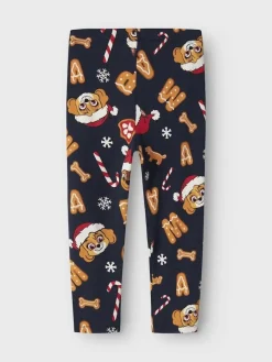 Name It lasten pyjama NMMSLAVA PAW LS NIGHTSET, tummansininen