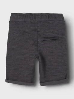 Name It lasten shortsit, NKMSCOTT SWE LONG SHORTS Meleerattu Grafiitti