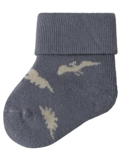 Name It lasten sukat, NBMNISAUR TERRY FROTTE SOCK Keskiharmaa