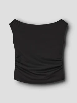 Name It lasten toppi NKFHELGU Slim Tank Top, musta