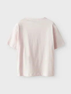 Name It lasten t-paita NKFRINDA SS REG TOP, vaaleanpunainen