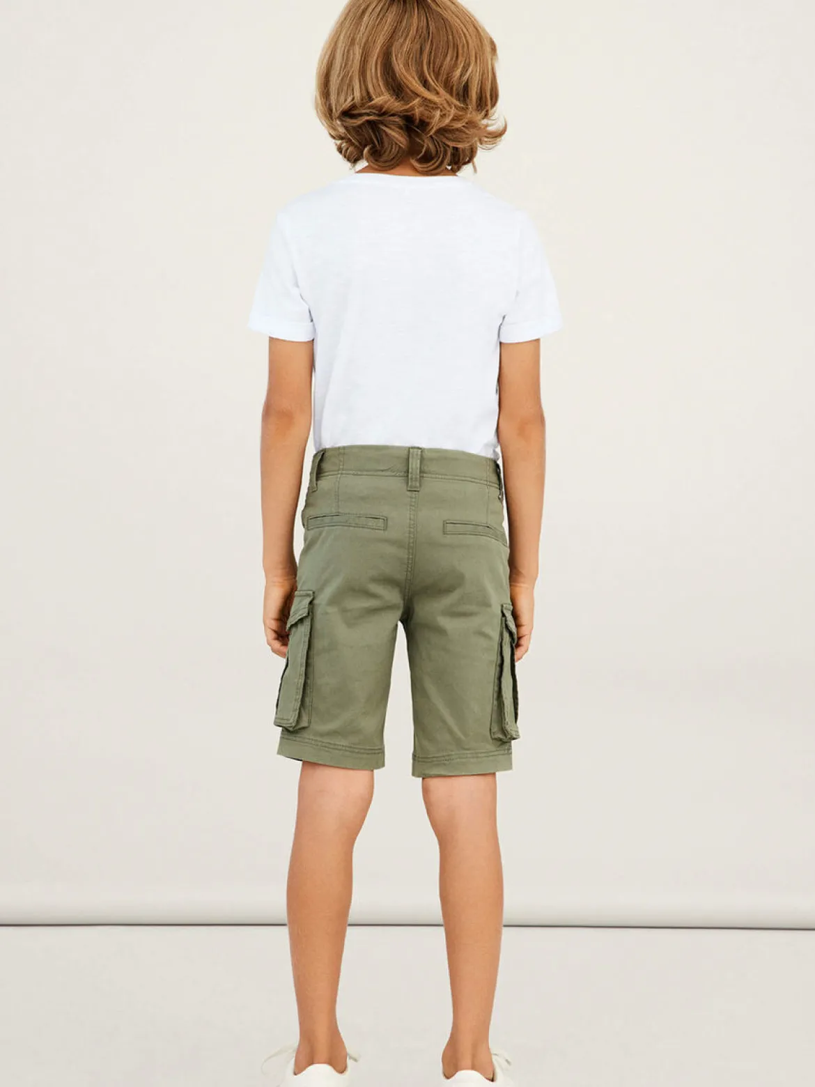 Name It reisitaskushortsit, NKMRYAN REG TWI L SHORTS Armeijanvihreä