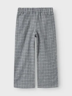 Name It yöhousut K NMNSTRANE PANT, harmaa ruutu
