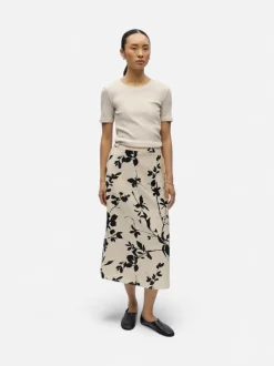 Object hame OBJJACIRA MW Skirt, Sandshell Black simp