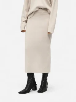 Object naisten hame, OBJREYNARD HW KNIT SKIRT 4976512