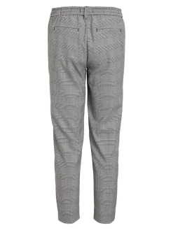 Object Naisten Housut, Objlisa Slim Pant NOOS Musta Ruutu