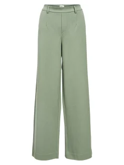 Object Naisten Housut, OBJLISA WIDE PANT NOOS H Laurel Wreath