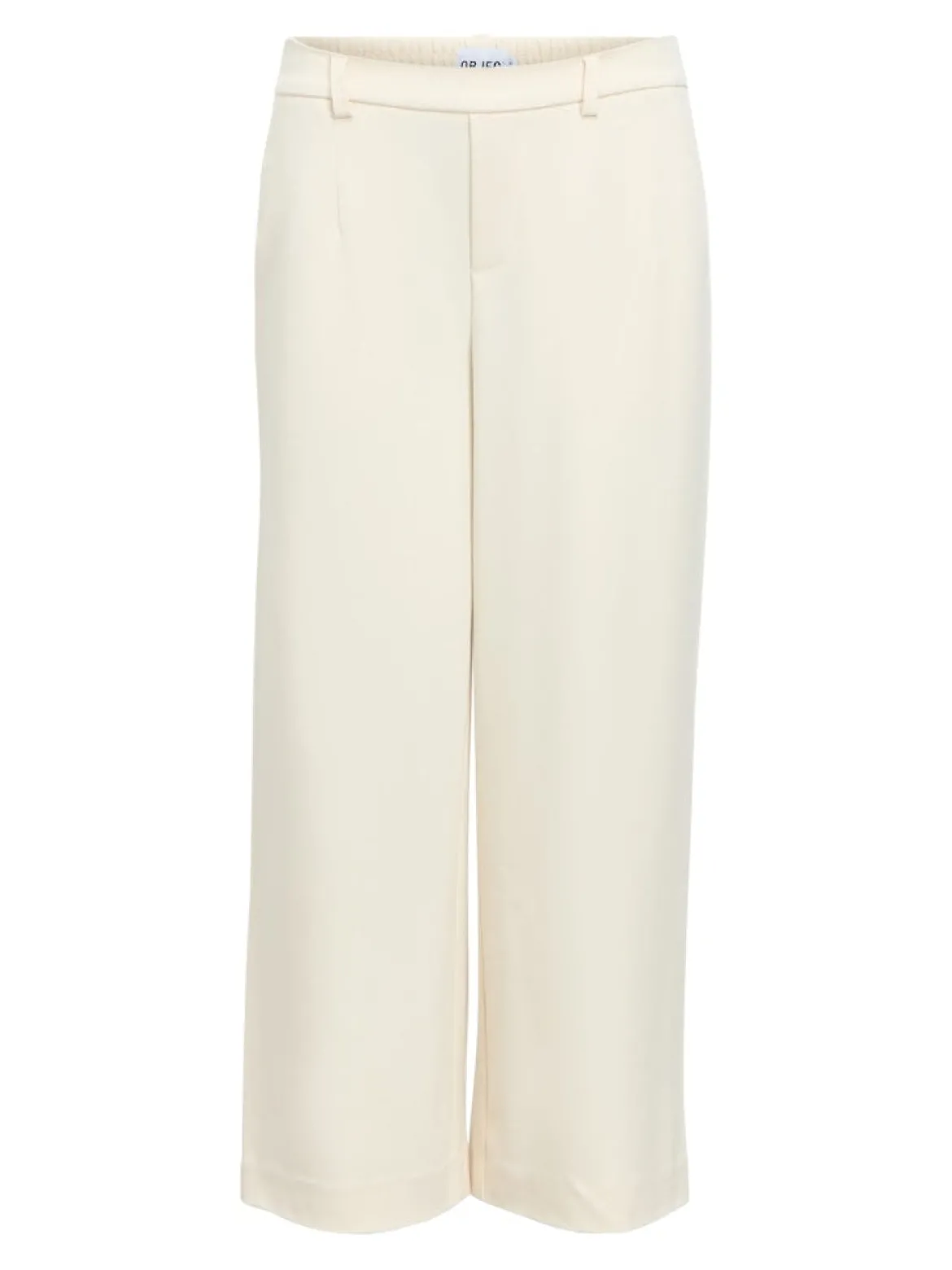 Object naisten housut OBJLisa Cropped Wide Pant Div, Sandshell