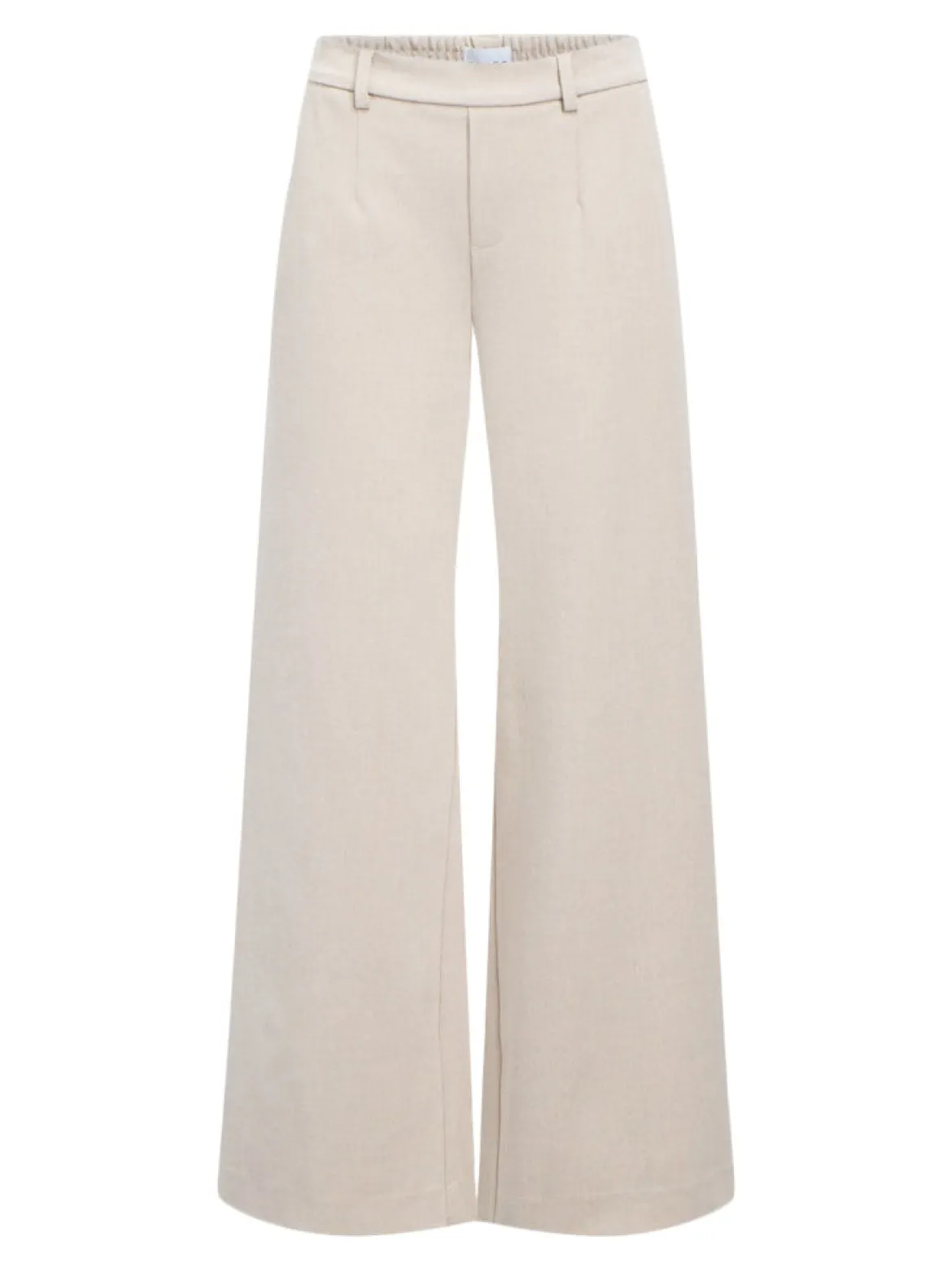 Object naisten housut OBJLisa Wide Pant, Humus Melange