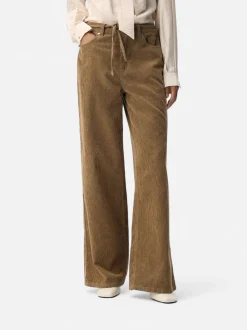 OBJMOJI ALIMA MW WIDE JEANS 141 Tannin