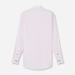 Olymp kauluspaidat Luxor Modern Fit Striped Contrast Print, raidallinen pinkki