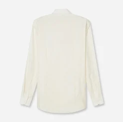 Olymp kauluspaita Luxor jacquard Offwhite, luonnonvalkoinen