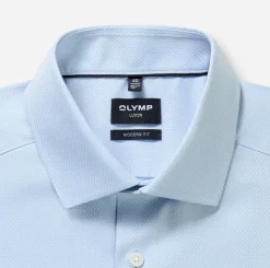 Olymp kauluspaita Luxor Modern Fit Light Blue, vaaleansininen