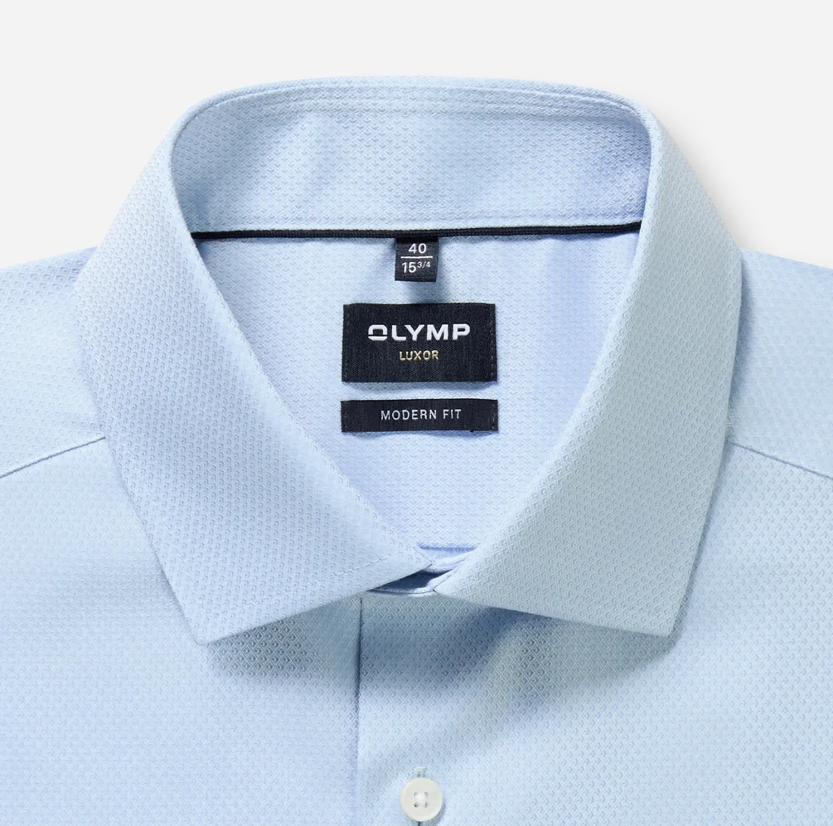 Olymp kauluspaita Luxor Modern Fit Light Blue, vaaleansininen