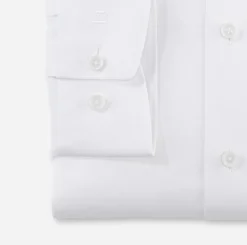 Olymp kauluspaita 24/7 Luxor Modern Fit Jersey, valkoinen