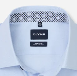 Olymp kauluspaita Luxor Modern Fit Contrast Non Iron, vaaleansininen