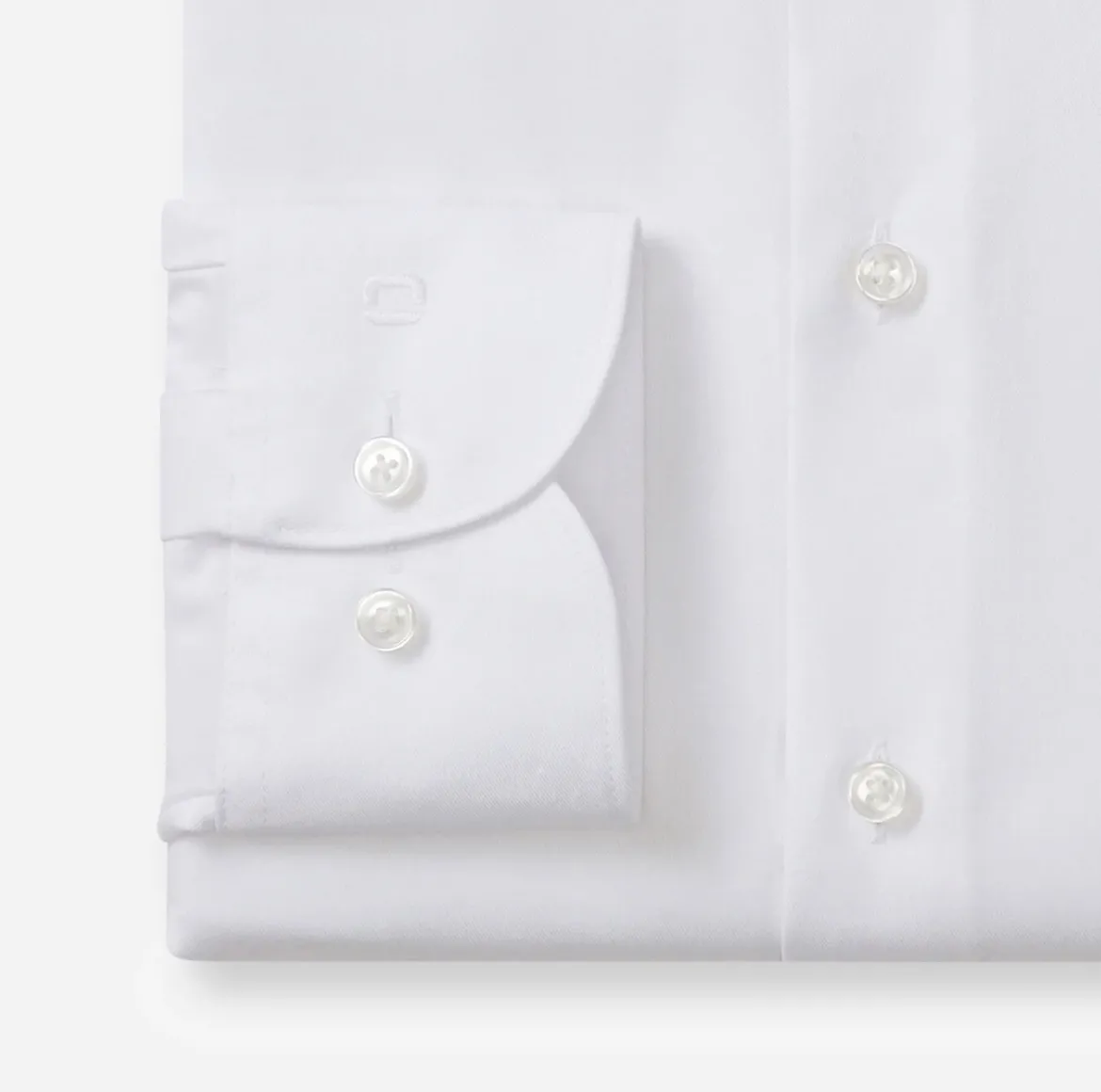 Olymp miesten kauluspaita Cover Shirt Modern Fit, valkoinen
