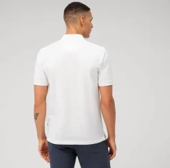 Olymp miesten pikeepaita, CASUAL REGULAR FIT POLO SHIRT Valkoinen