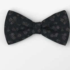 Olymp rusetti + taskuliina Bow Tie & Pocket Square Jacquard, tummansininen