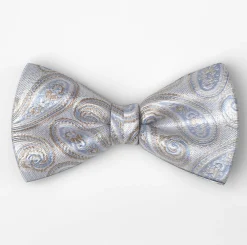 Olymp rusetti + taskuliina Jacquard Paisley, sininen kuosi