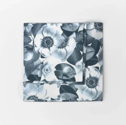 Olymp taskuliina Floral Pocket Square, sininen kuosi