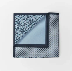 Olymp taskuliina 4 In 1 Pocket Square, sininen kuosi
