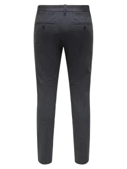 Only and Sons miesten chinot, MARK SLIM CHECK 020960 PANT Night Sky