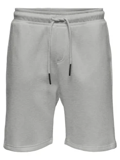 Only and Sons Miesten Collegeshortsit CERES LIFE SWEAT SHORT Keskiharmaa