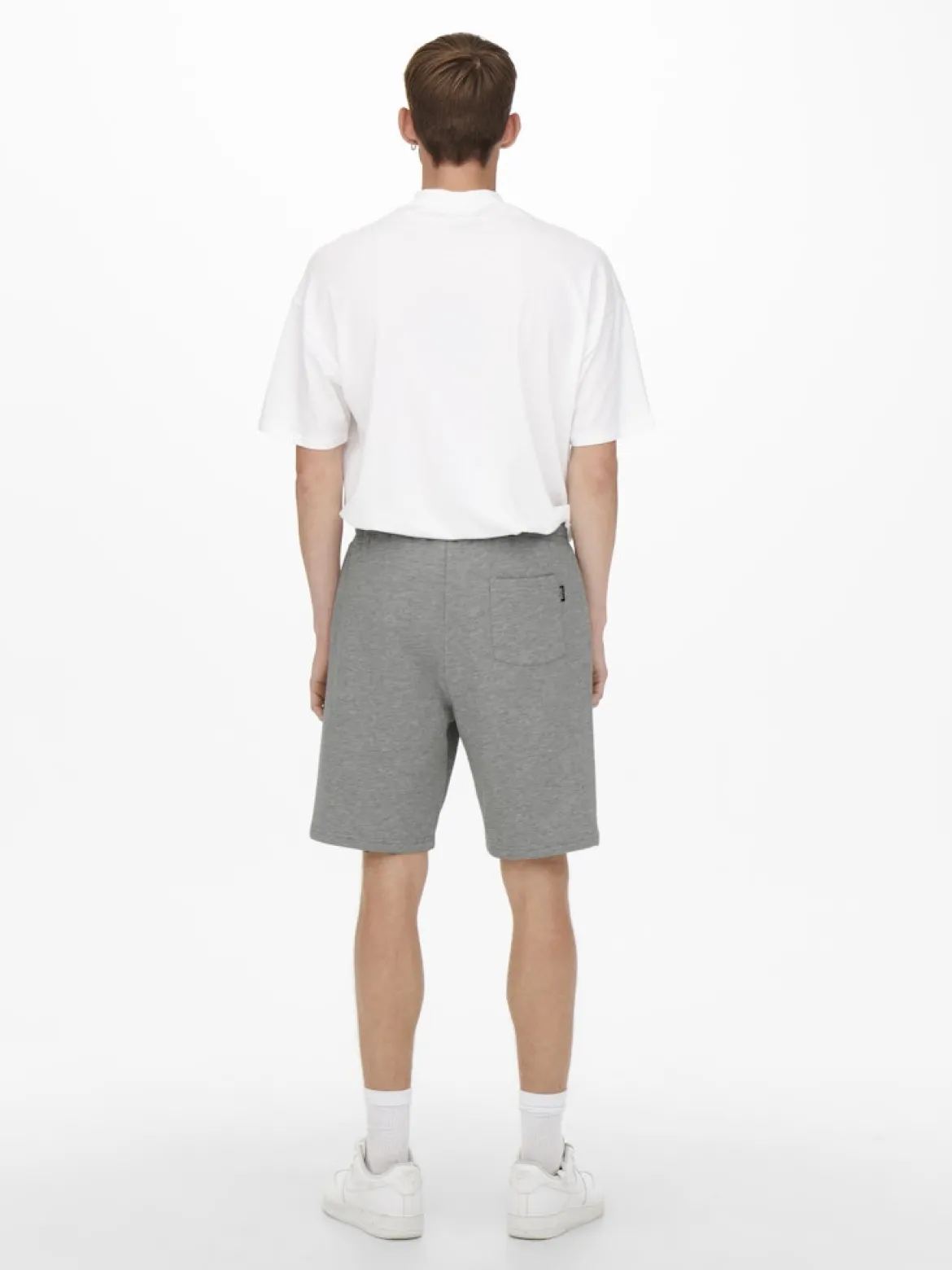 Only and Sons Miesten Collegeshortsit CERES LIFE SWEAT SHORT Keskiharmaa